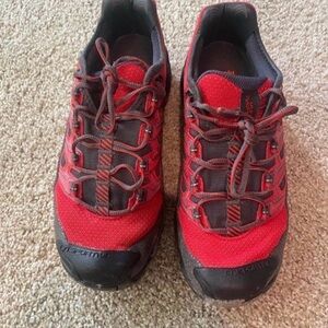 La Sportiva Red and Black Shoes